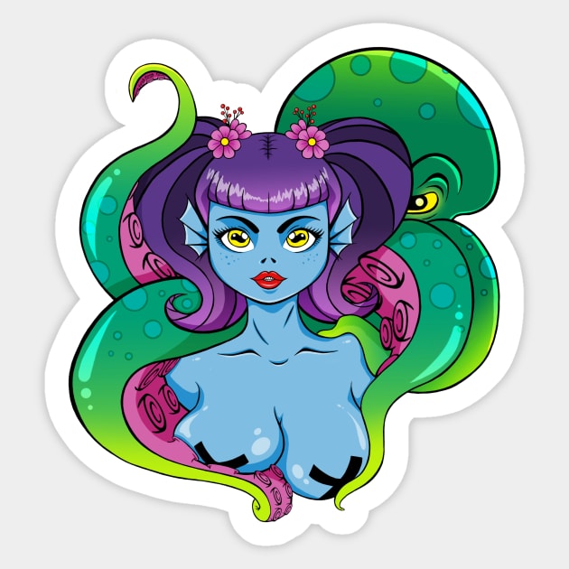 OctoBoobs Sticker by Ichigotofu